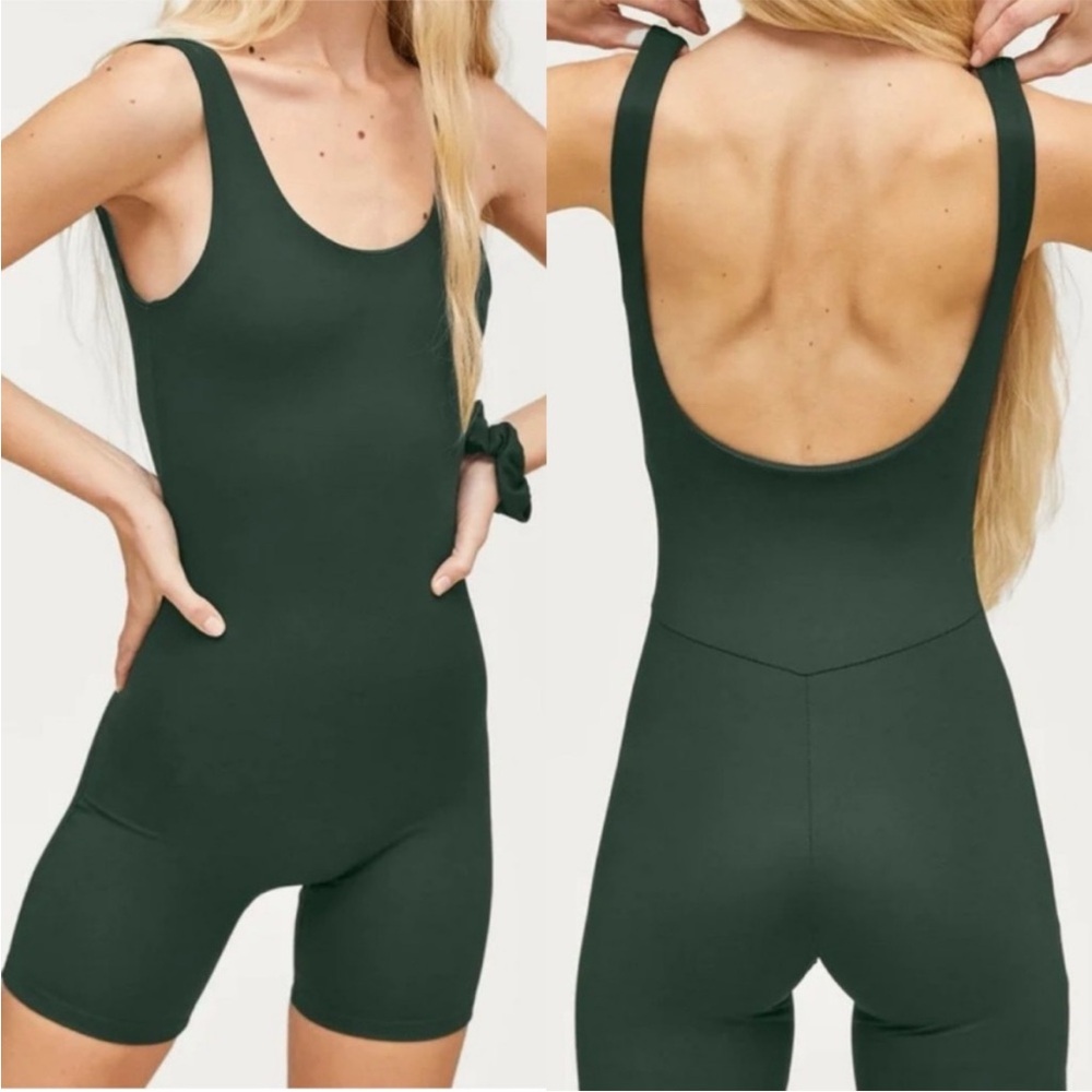Girlfriend Collective Moss Bike Unitard